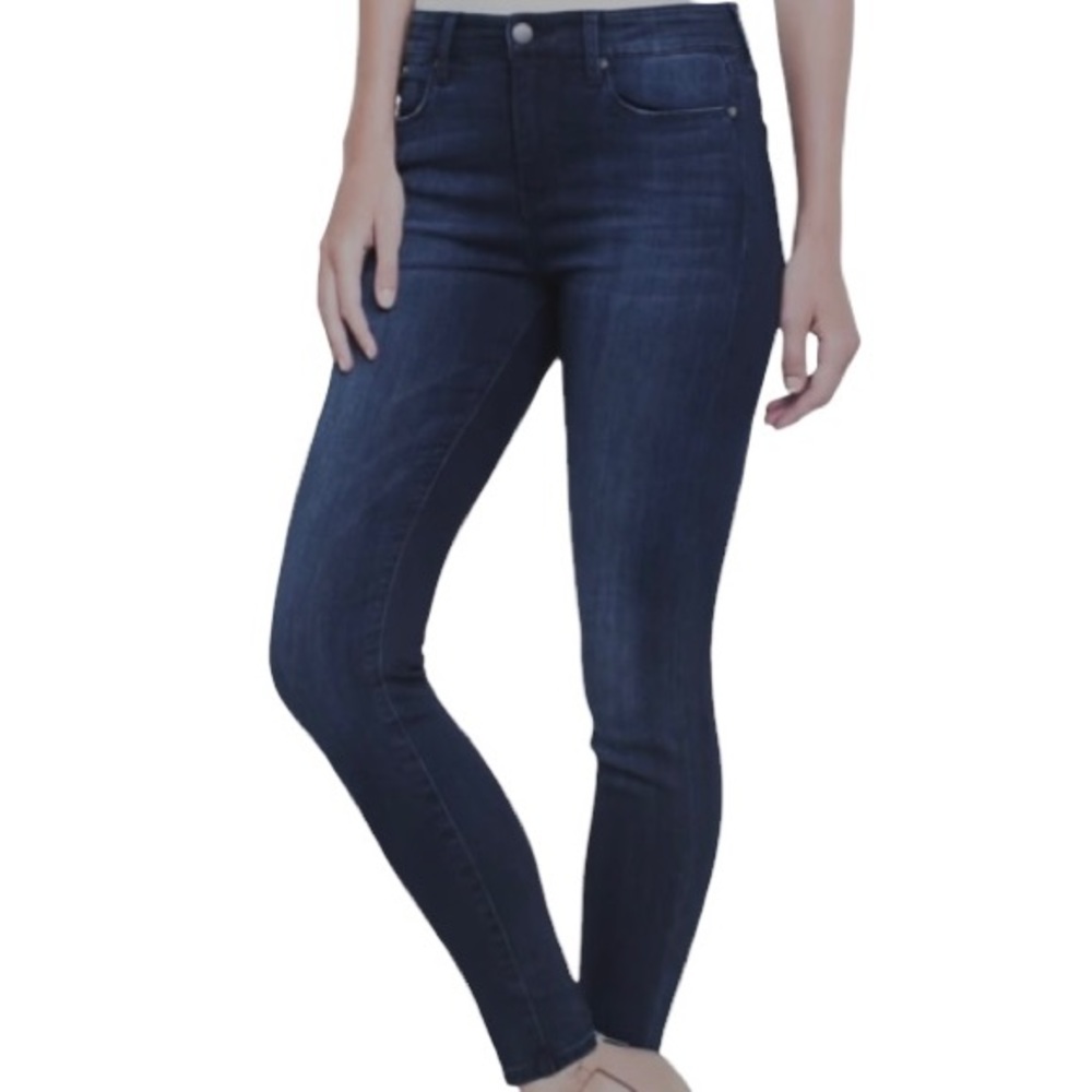 Liverpool Bridget Dark Indigo Wash Hi-Rise Ankle Skinny Jeans